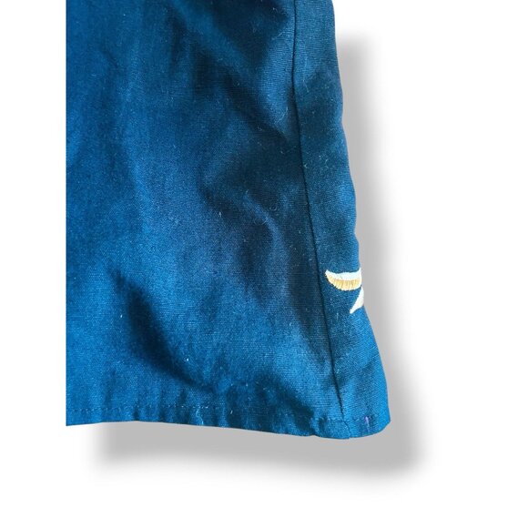 Soft Surroundings Tie Front Blazer Jacket Size Med Floral Black Pink Embroidered - Picture 12 of 14